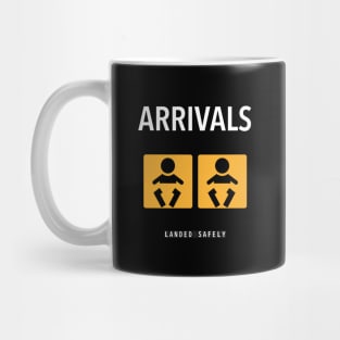 Twin Baby Landed Safely Mug